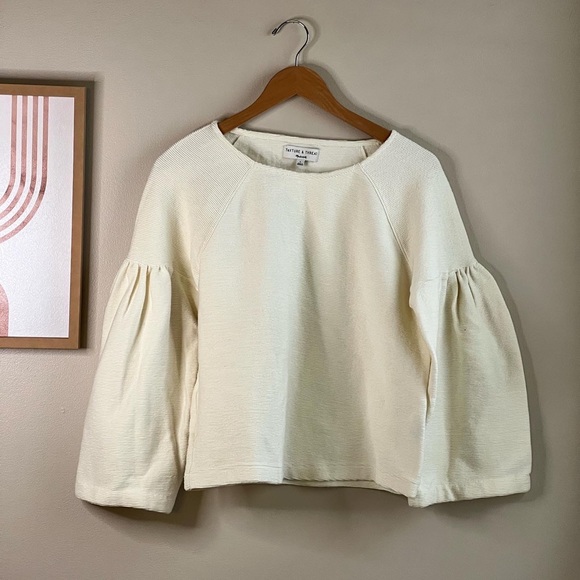 Madewell Texture and Thread Top LARGE - Picture 1 of 4